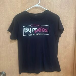 Size large cotton T-shirt.